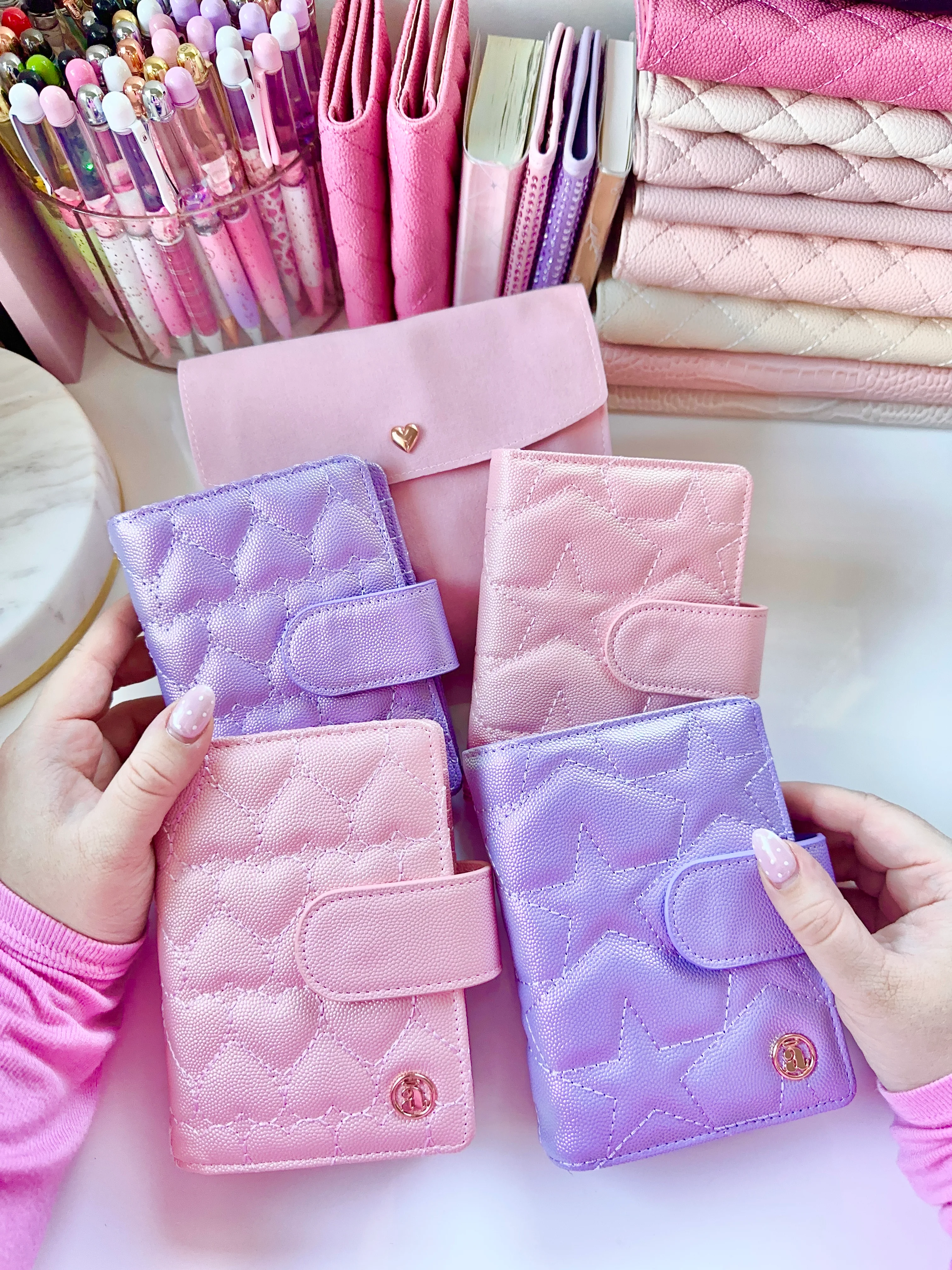 planner covers (leather, vegan & jelly)